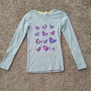 Grey long sleeve shirt